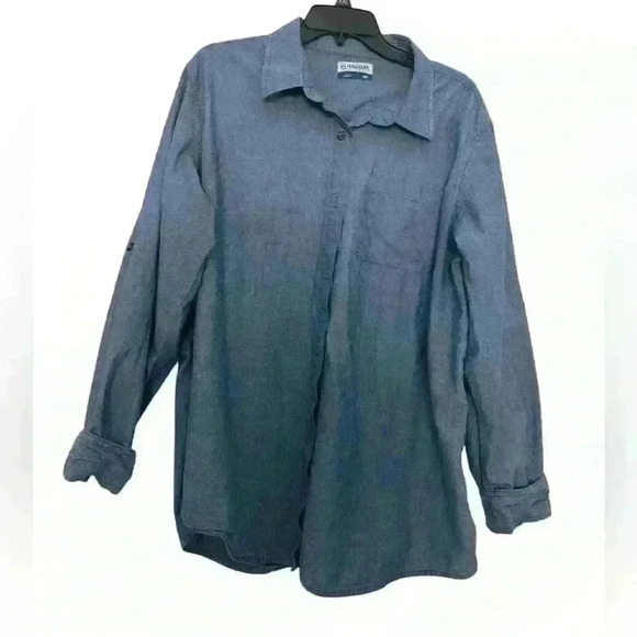 Magellan Outdoors Other - Magellan Outdoors XXL Button-Down Shirt, Denim Blue